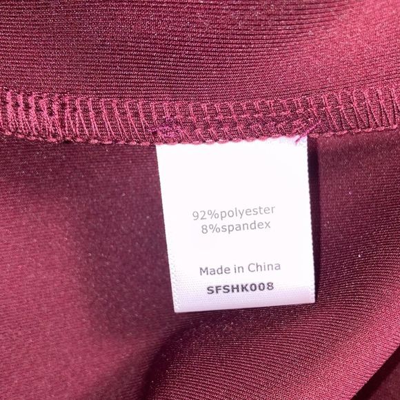 Womens 41 Hawthorn Burgundy Popover Dress Large - Picture 4 of 11
